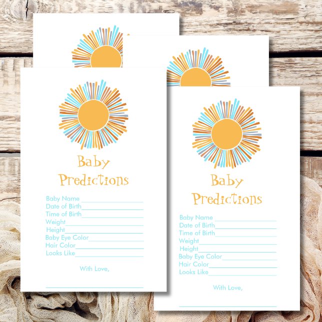 Baby Predictions Retro Boho Sun Here Comes The Sun (Creator Uploaded)