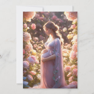 baby pregnancy invitation card