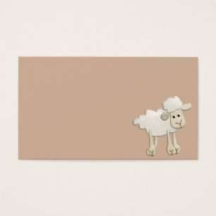BABY PUFFY LAMB SHEEP TEXTILE ART CARTOON CUTE FAR