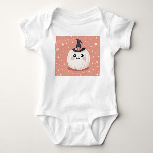 baby pumpkin bodysuits (Front)