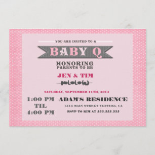 BaBy Q Baby Shower Invitation