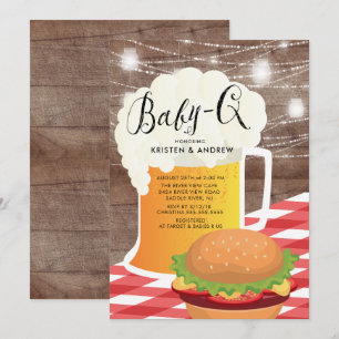 BABY - Q Baby Shower Invitation