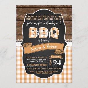 Baby Q Baby Shower Invitation - Orange