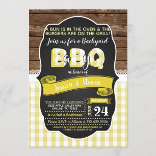 Baby Q Baby Shower Invitation - Yellow
