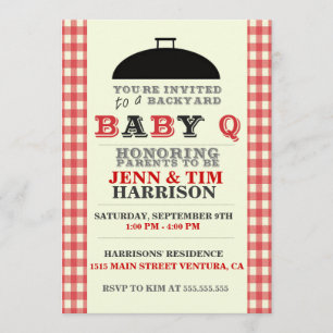 BaBy Q Baby Shower Invitations