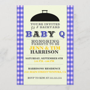 BaBy Q Baby Shower Invitations