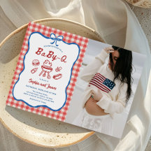 Baby Q Backyard BBQ 4th of July Baby Shower Photo