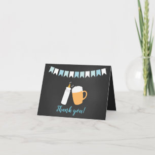 Baby Q Barbecue Co Ed Baby Shower Thank you note Card