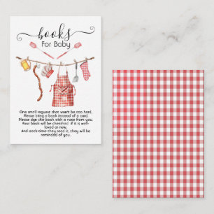 Baby-Q barbecue Couples Books for Baby card