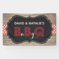 Baby Q BBQ Baby Shower Banner