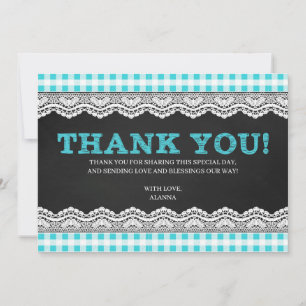 Baby Q BBQ Thank You Card