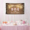Baby Q Coed BBQ Baby Shower Backdrop Banner Rustic