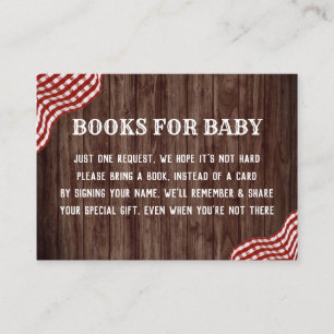 Baby Q Picnic Baby Shower Books for Baby Insert