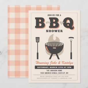 Baby Q Shower Invitation   Baby Q Invitations