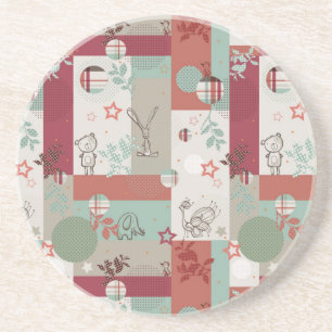 Baby Quilt Pattern 2 Coaster