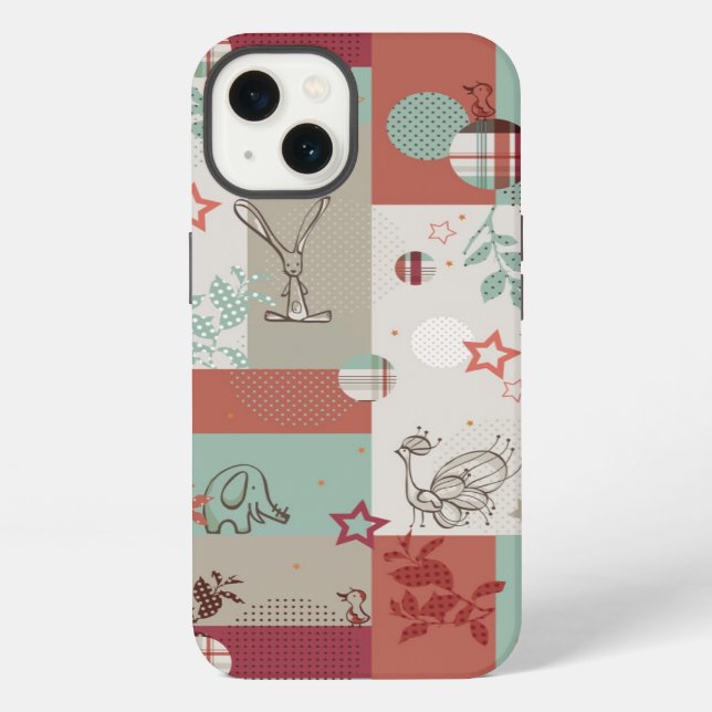 Baby Quilt Pattern 2 iPhone Case (Back)