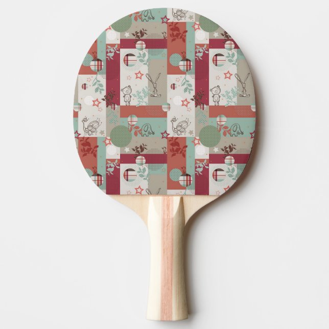 Baby Quilt Pattern 2 Ping Pong Paddle (Front)