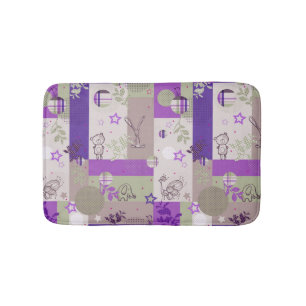 Baby Quilt Pattern Bath Mat