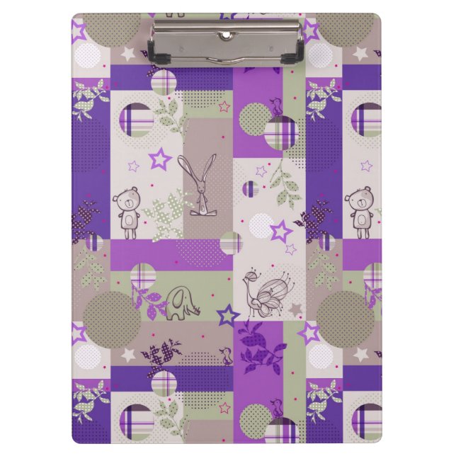 Baby Quilt Pattern Clipboard (Front)