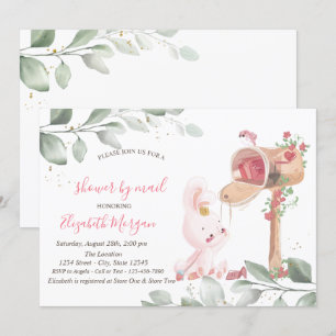 Baby Rabbit Virtual Baby Shower Invitation