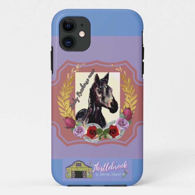 baby racehorse mare wins the race Case-Mate iPhone case (Back)