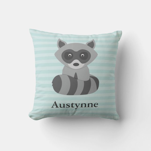 Baby Racoon Cushion (Front)