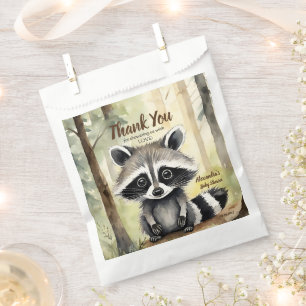 Baby Racoon Gender Neutral Baby Shower Favour Bags