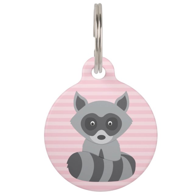 Baby Racoon Pet Tag (Front)
