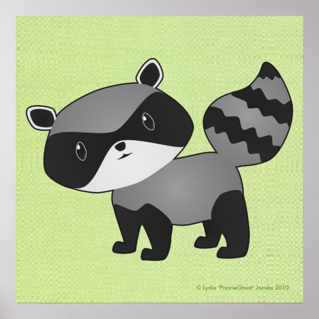 Baby Racoon Print (Front)