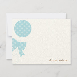 Baby Rattle Shower Thank You Card