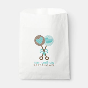 Baby Rattles Twin Boys Baby Shower Favour Bags
