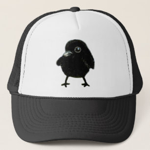 Baby raven trucker hat