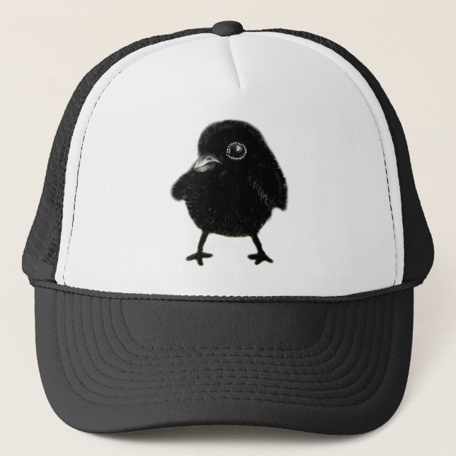 Baby raven trucker hat (Front)