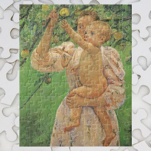 Baby Reaching for an Apple by Mary Cassatt Jigsaw Puzzle