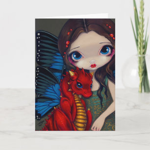 "Baby Red Dragon" Greeting Card
