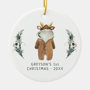 Baby Reindeer   Baby's First Christmas Ornament