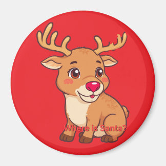 Baby reindeer magnet