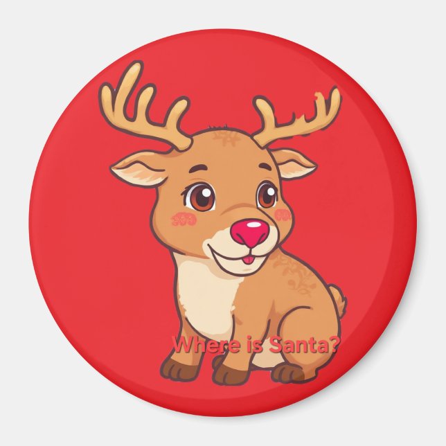 Baby reindeer magnet (Front)