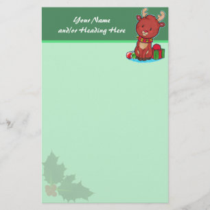 Baby Reindeer Stationery