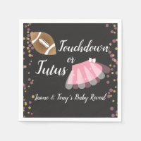 Baby Reveal Tutus or Touchdown