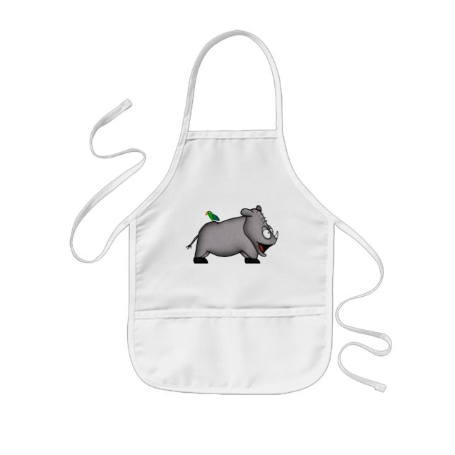 Baby Rhino Kids Apron (Front)