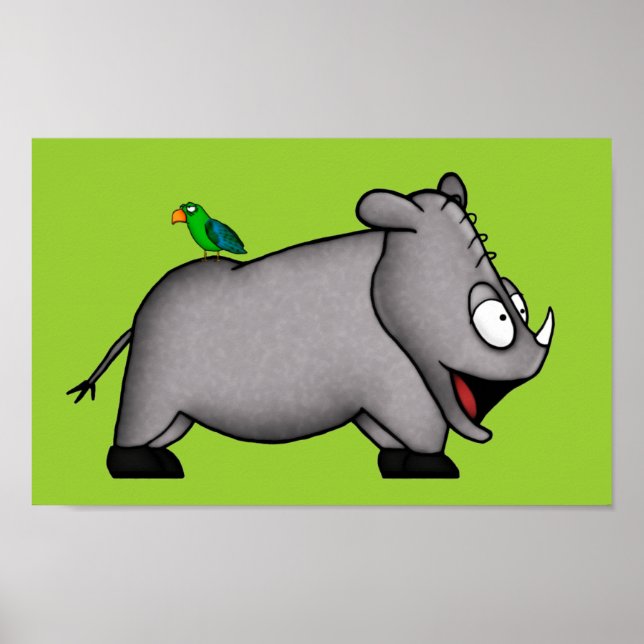 Baby Rhino Poster (Front)