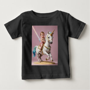 Baby Riding A Unicorn T-Shirt