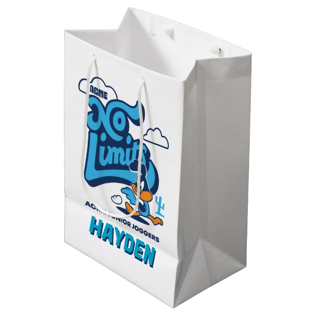 Baby ROAD RUNNER™ - No Limits Medium Gift Bag (Front Angled)