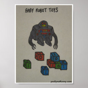 Baby Robot Toys Poster