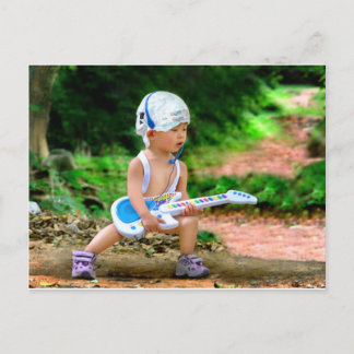 Baby Rock Star Postcard