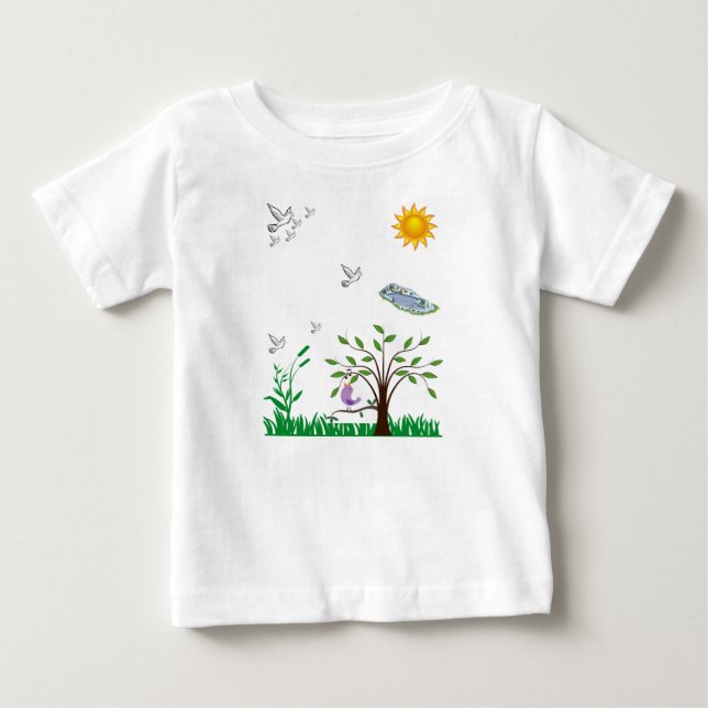 Baby Romper T-Shirt (Front)