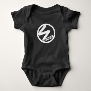 Baby Romper White Wayward Logo Bodysuit