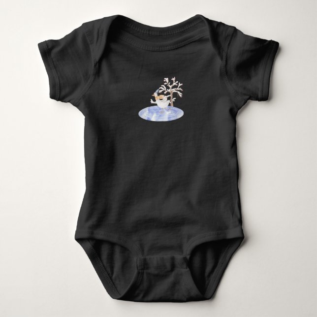 Baby Romper - Winter Scene Bodysuit (Front)