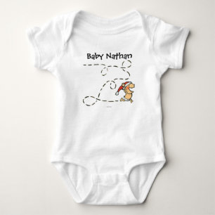 Baby Running On Christmas Morning Bodysuit